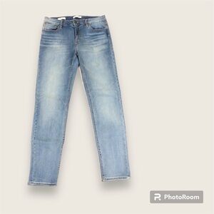 VIGOSS Marley Skinny Jean Blue Light Wash Mid Rise Stretch Jeans 30 Size 10 NWOT